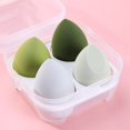 thumbnail image 1 of Nvzi-c Beauty Sponge Set 4 Pack, Makeup Blender Sponge For Liquid & Cream Makeup, Buildable Coverage, Foundation Sponge For Natural Base, Latex-Free Foam with Storage Box，Green A06, 1 of 4