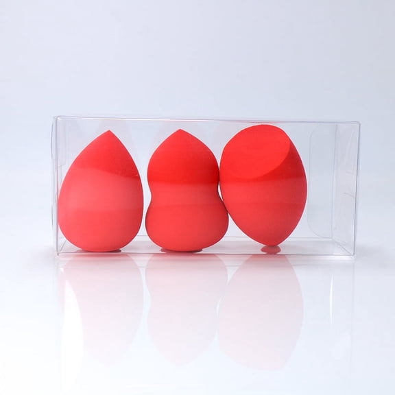 Nvzi-c Beauty Sponge Set 9 Pack, Makeup Blender Sponge For Liquid & Cream Makeup, Buildable Coverage, Foundation Sponge For Natural Base, Latex-Free Foam Red A45