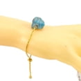 thumbnail image 1 of Nvzi-c Handmade Beaded Bracelet, Suitable for Men and Women, Natural Stone Mixed Irregular Stone Bracelet Handmade Push Pull Adjustable Bracelet (Blue), 1 of 1