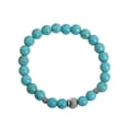 thumbnail image 1 of Nvzi-c Handmade Beaded Bracelet, Suitable for Both Men and Women, Animal Pattern Pendant, Natural Stone Beaded Bracelet (Blue, Little Turtle Pendant), 1 of 1