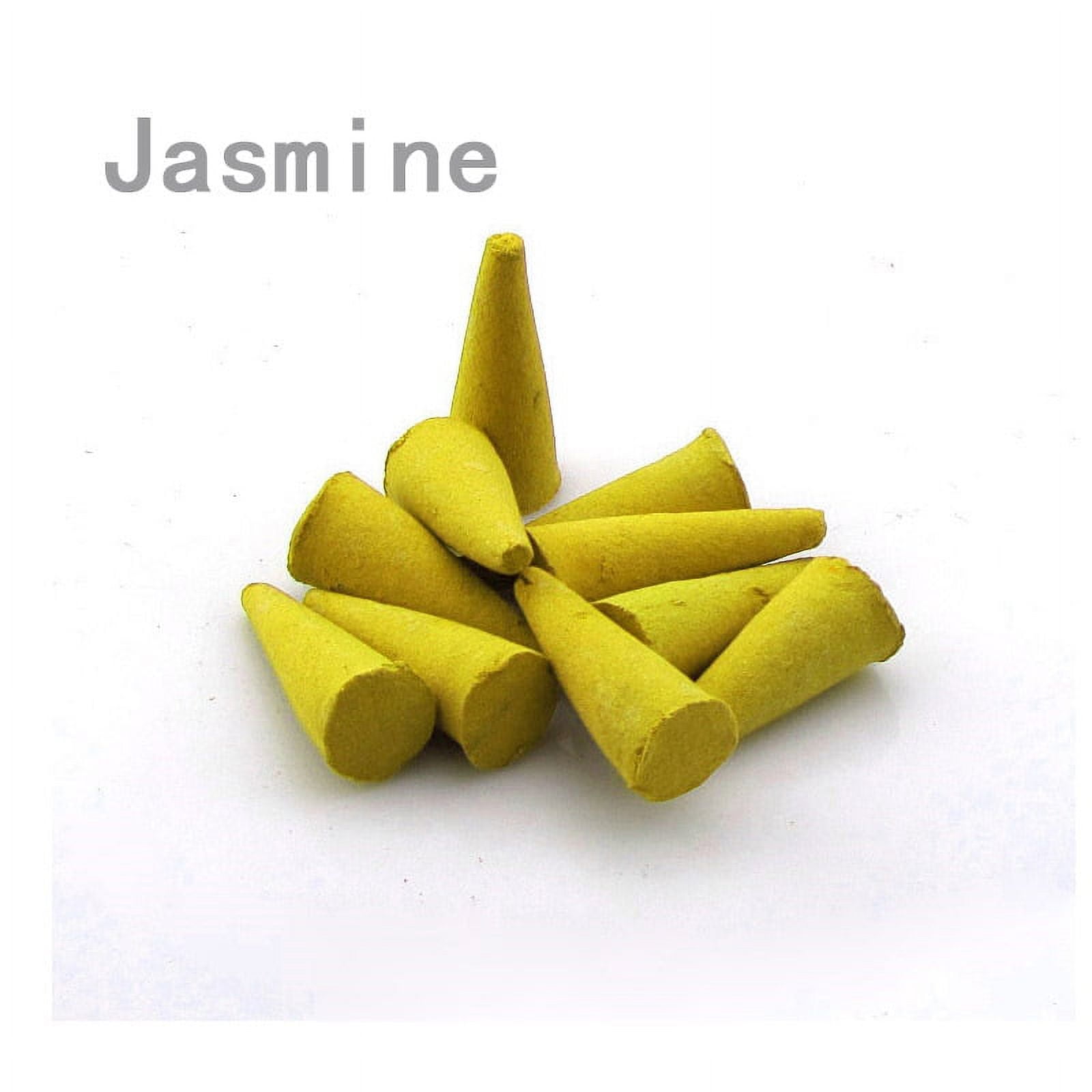 Nvzi-c Incense Cones 500g（Approximately 520 pcs）, Incense Cones with Incense Holder Natural Scents Cones, for Meditation, Relaxation, and Spiritual Cleansing，Jasmine