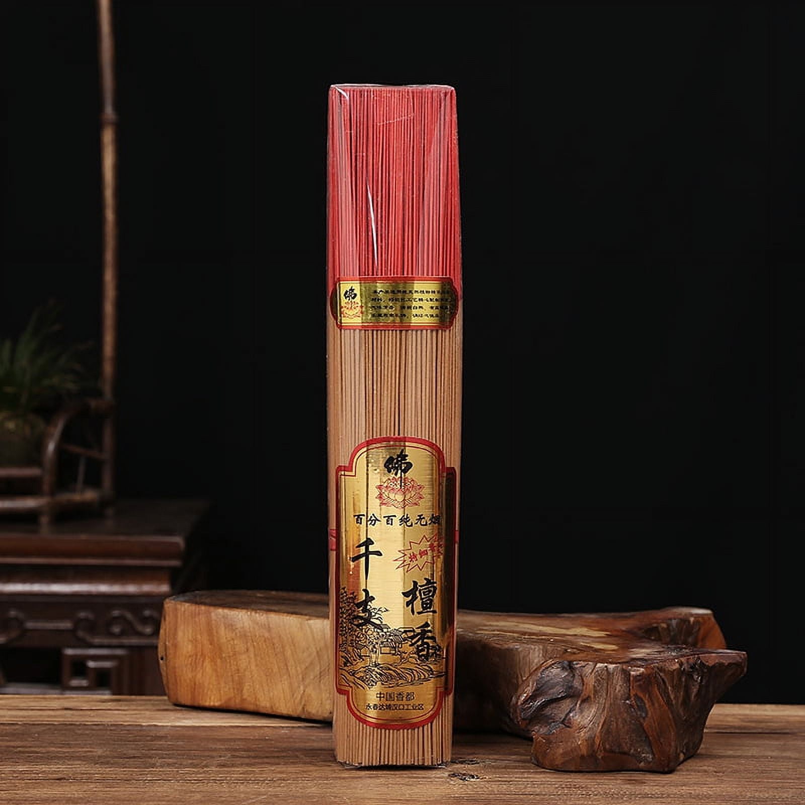 Nvzi-c Natural smokeless sandalwood incense sticks, suitable for worshiping Buddha, temples, home use, and offerings to Guan Yin, Cai Shen, and for peace and prosperity，Rose,Red
