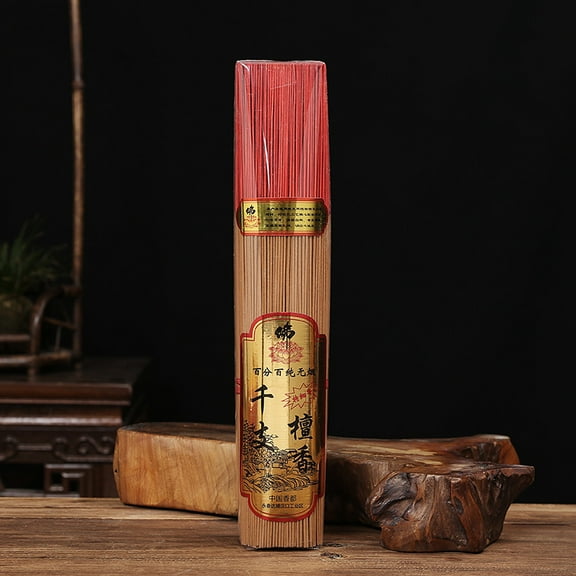 Nvzi-c Natural smokeless sandalwood incense sticks, suitable for worshiping Buddha, temples, home use, and offerings to Guan Yin, Cai Shen, and for peace and prosperityOsmanthus fragrans,Red