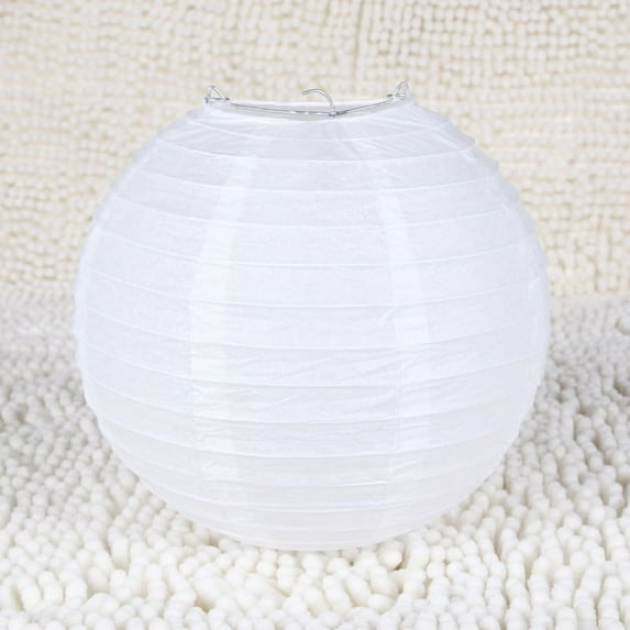 Nvzi-c Paper Lanterns Decorative, Hanging Paper Lanterns Lanterns Indoor Outdoor for Home Lamps，Party,Event Decoration（white，10pcs）