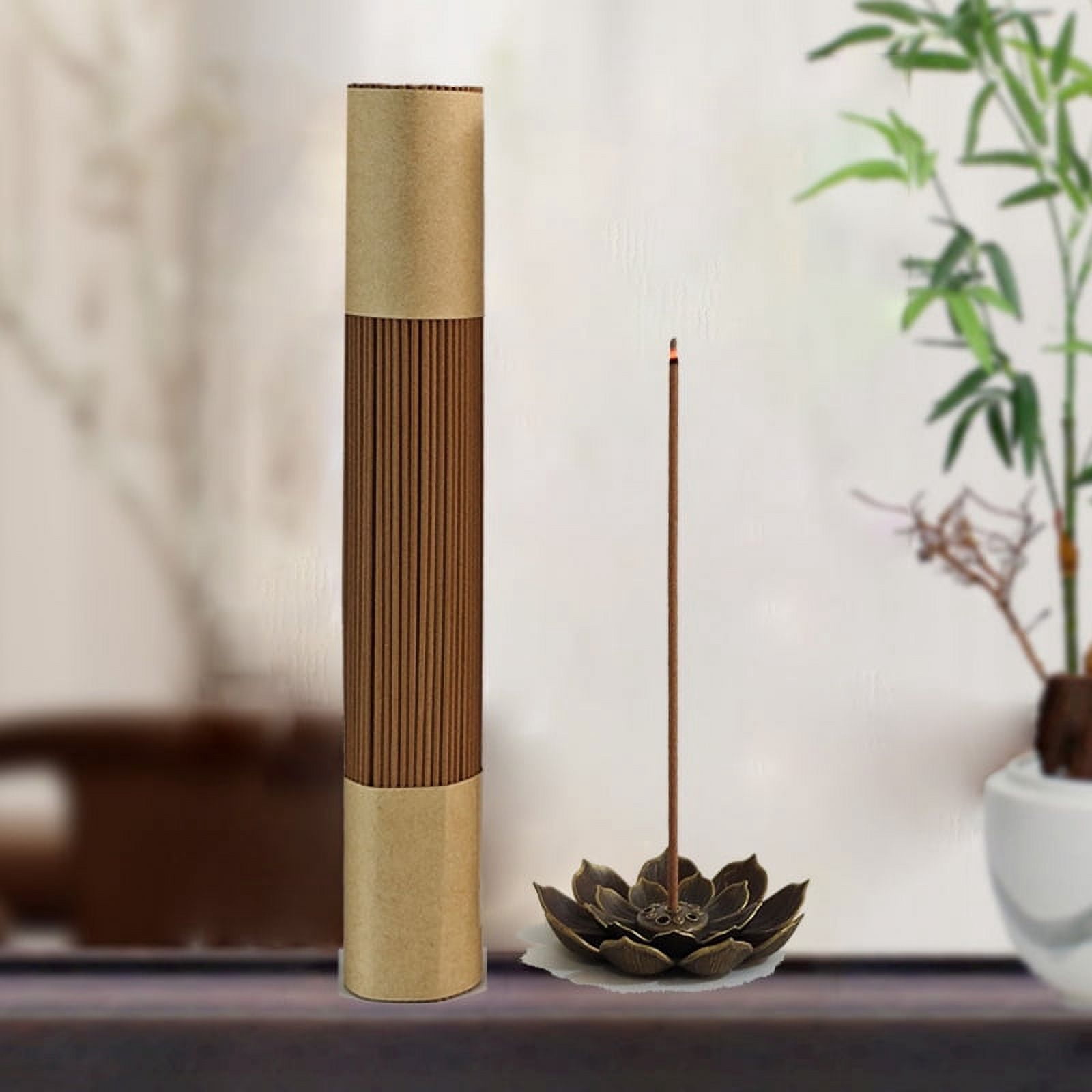 Xiao Hua Premium Aromatic Incense: A Blend Aloeswood and Sandalwood | 40-Minute Burn Time | 100g, 21cm，Featuring Authentic，American Coffee Aroma