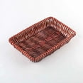 thumbnail image 1 of Nvzi-c Storage Box for Pantry Organizer and Storage,Perfect for Bathroom,Cabinet,Kitchen,Fridge,Closet Organization Supplies 11.81*7.87*2.36inch (Dark Red), 1 of 1