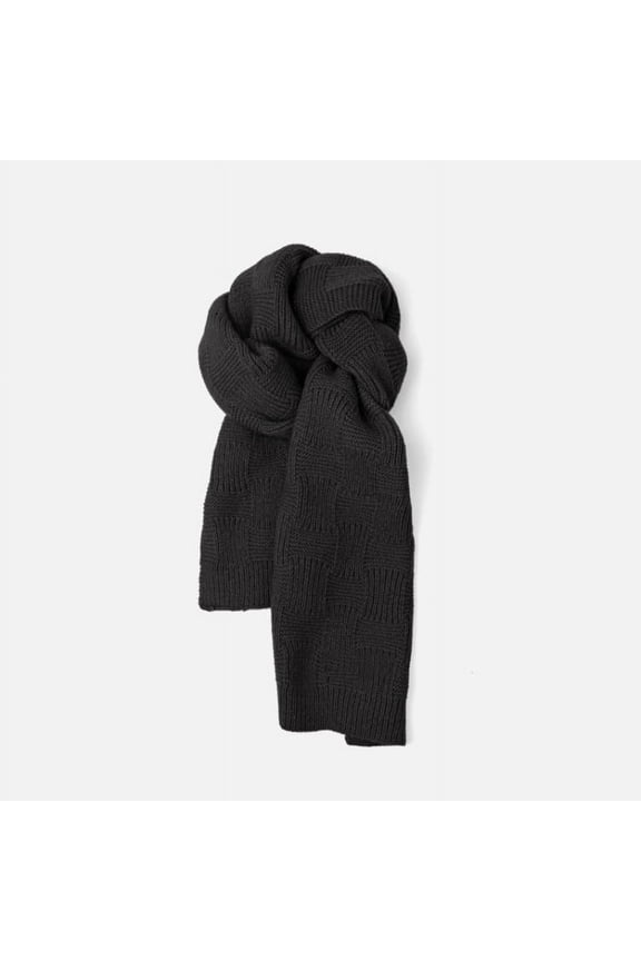 -c Women's Warm Scarf,Rich Solid Colors Winter Scarves Super Soft Scarf for Women WinterCold Weather AccessoriesBlack