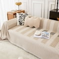 thumbnail image 1 of Nvzi-c camping blanket khaki all inclusive woolen edge sofa blanket living room sofa towel cover sofa protective cover 70.87*110.24inch, 1 of 5