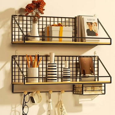 Nvzi-c nail board rack set, metal bracket, display wall organizer, office garage workbench storage tray (black, style 4)