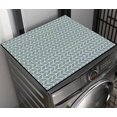 thumbnail image 1 of Nvzi-c washing machine dryer dust mat, used for top creative washing machine dust mat, quick drying water absorbing mat, kitchen laundry room top protective mat ( 19.7*19.7in,A71), 1 of 3