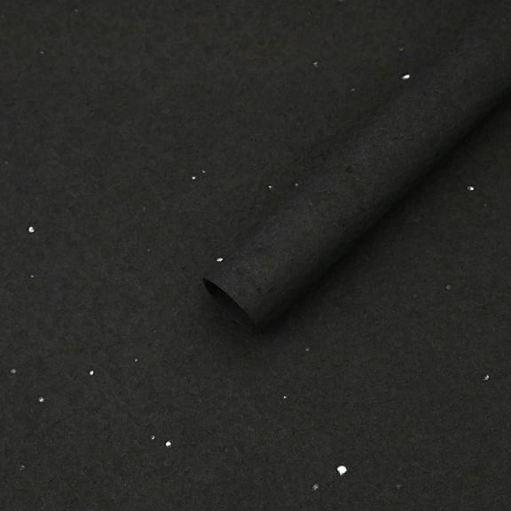 Nvzi gifts, flowers, gift box packaging paper, wrinkled stone texture paper, flower packaging paper (black)