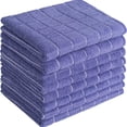 thumbnail image 1 of Nvzi kitchen Purple cloth set of 8 pieces, 12 x 12 inch soft, absorbent and durable towels, used for sinks, dining and coffee shop supplies, reusable household essentials, 1 of 4