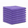 thumbnail image 1 of Nvzi microfiber towel -10Pcs Purple cleaning cloths 12 * 12 inches, reusable washable cloth, perfect for surface wiping, car detailing, and daily home cleaning, 1 of 1