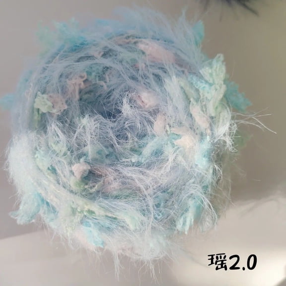 Nvzi multi-color art yarn -100g 1 roll hand spun fancy yarn, various fiber wall cloth decorative yarn, multi fiber yarn for textile art and tassel, style-AF