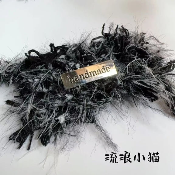 Nvzi multi-color art yarn -100g 1 roll hand spun fancy yarn, various fiber wall cloth decorative yarn, multi fiber yarn for textile art and tassel, style F