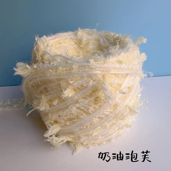 Nvzi multi-color art yarn -100g 1 roll hand spun fancy yarn, various fiber wall cloth decorative yarn, multi fiber yarn for textile art and tassel, style I