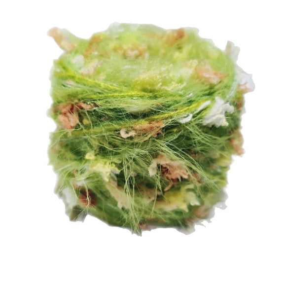 Nvzi multi-color art yarn -100g 1 roll hand spun fancy yarn, various fiber wall cloth decorative yarn, multi fiber yarn for textile art and tassel, style A