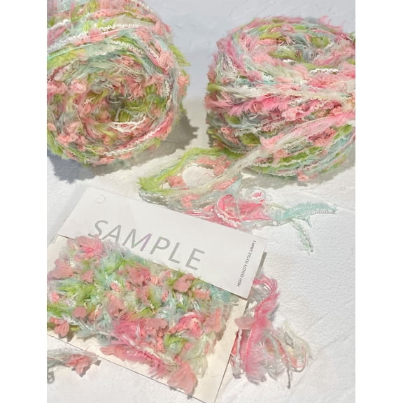 Nvzi multi-color artistic yarn -100g 1 roll hand spun fancy yarn, various fiber decorative yarns for wall weaving, multi fiber yarns for textile art and tassels