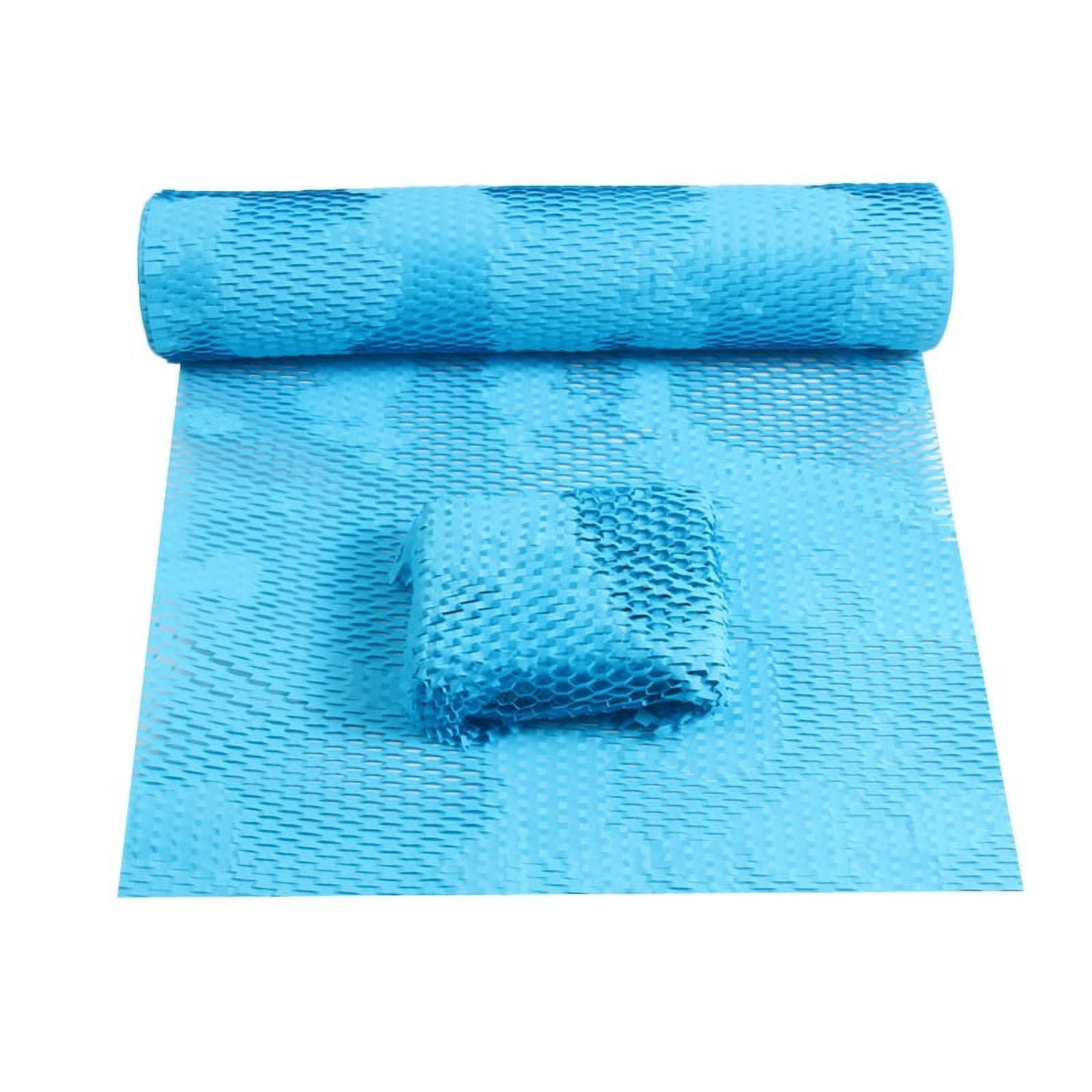 Nvzi shock-absorbing packaging paper, biodegradable kraft paper, gift glass ceramic packaging honeycomb paper (lake blue)