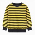 thumbnail image 1 of Nwiuh Baby and Toddler Boys Crewneck Sweatshirts Kids Cotton Pullover Hoodie Long Sleeve T-Shirts Tops (Yellow, 6-7 Years), 1 of 3