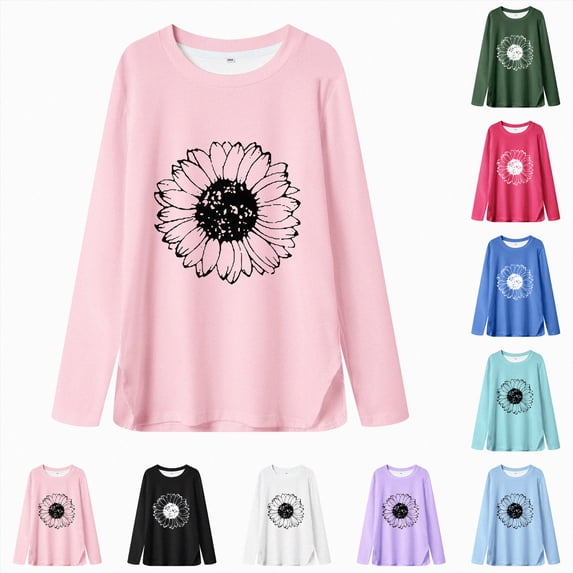Nwiuh Boys Shirts Long Sleeve Spring Crew Neck Tops Going Out Lightweight Girls Blouses Summer Clothes 5-14 Years (Mint Green, 5-6 Years)