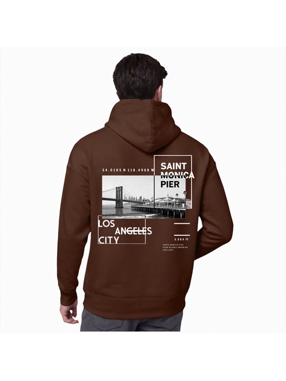 Custom Logo Hoodies for Men and Women Hoodie with Picture Custom Design Your Own Hoodie Custom Hoodies for Women (Brown, S)