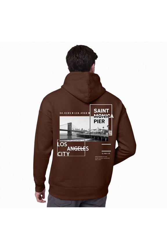 Custom Logo Hoodies for Men and Women Hoodie with Picture Custom Design Your Own Hoodie Custom Hoodies for Women (Brown, S)