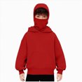 thumbnail image 1 of Nwiuh Girls Hoodie Trendy Cute Hooded Sweatshirt with Pocket Baggy Kids Pullover Winter 2026 Back to School Clothes Teens (Red, 8-9 Years), 1 of 8