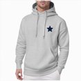 thumbnail image 1 of Nwiuh Hoody Hoodie Sweatshirt American Football Team (Light Gray, XS), 1 of 9