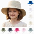 thumbnail image 1 of Nwiuh Kids Wide Brim Sun Hat for Toddler Boys Girls Breathable Bucket Hat for Fishing Hiking UPF 50+ Protection Sun Hat (Army Green, 3-6 Years), 1 of 1