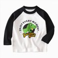 thumbnail image 1 of Nwiuh Toddler Boy Long Sleeve Shirt Baby Boys Crewneck Sweatshirt Soft Cotton Pullover Clothes Size 6M-8Y (Green, 12-18 Months), 1 of 4