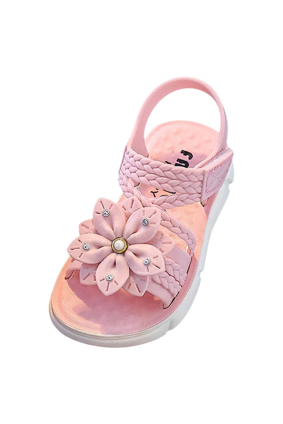 Toddler Girls Sandals Little Girls Kids Shoes Girls Sandals Toddler(Pink, 8.5)