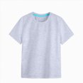 thumbnail image 1 of Nwiuh Toddler T Shirts Cotton Summer Tshirts Boys Girls Basic Tee Undershirts Short Sleeve Clothes Crew Neck Shirts(Grey,9-10 Years), 1 of 4