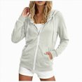 Nwiuh Women's Full-Zip Hoodie Ultra Soft Outfit Performance Hooded ...