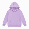 thumbnail image 1 of Nwiuh Youth Athletic Hoodie Sweatshirts,Boys Girls Hooded,Teen Girls Fleece Hoodie Pullover with Pockets Tops Kids Clothes(Light Purple,13-14 Years), 1 of 4