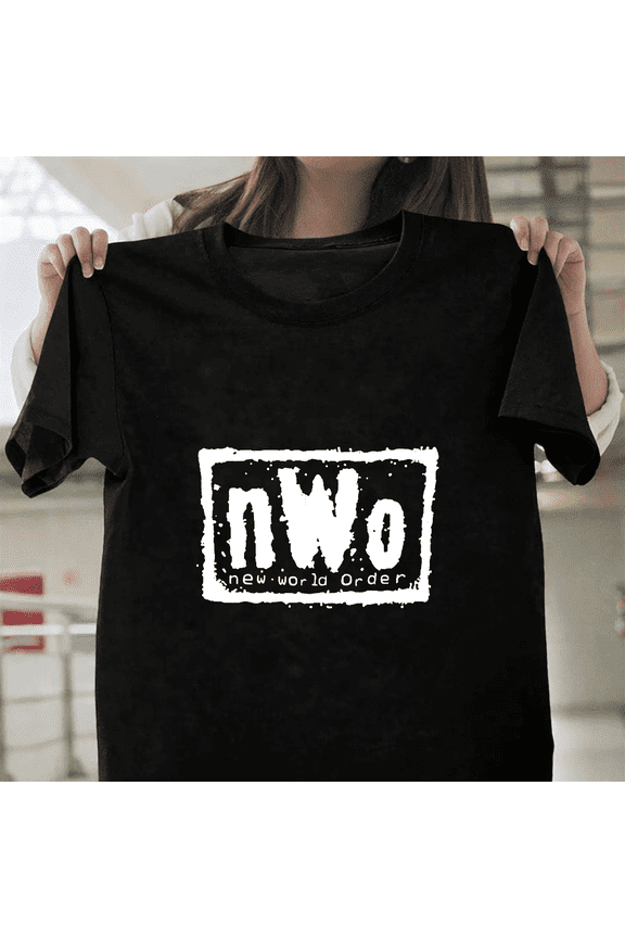 Nwo Logo New World Order 90s Retro Wrestling Legend Graphic Unisex T-Shirt, up to size 3XL.