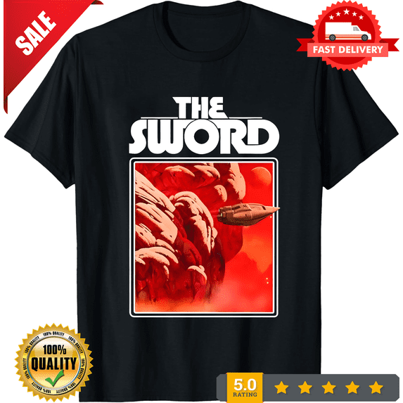 Nwt The Sword - Warp Riders Classic Music T Shirt Size S 5XL, LIMITED EDITION-TH63324