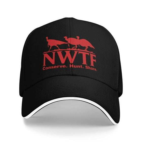 Nwtf Logo Unisex Adult Baseball Caps Adjustable Casquette Dad Hat Sandwich Cap Outdoors Headwear