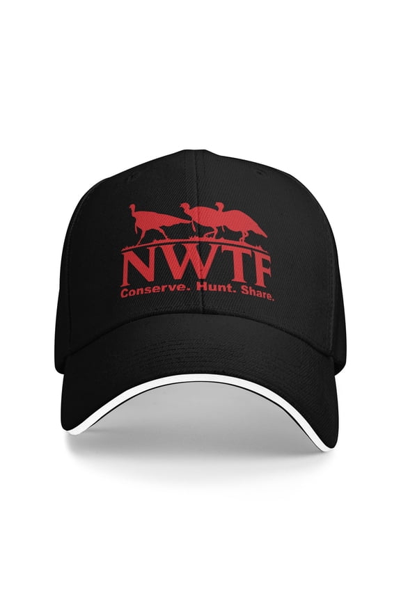 Nwtf Logo Unisex Adult Baseball Caps Adjustable Casquette Dad Hat Sandwich Cap Outdoors Headwear