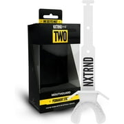 Nxtrnd Two Football Mouth Guard, Football Mouthpiece with Strap, Fits Adult & Youth (White)