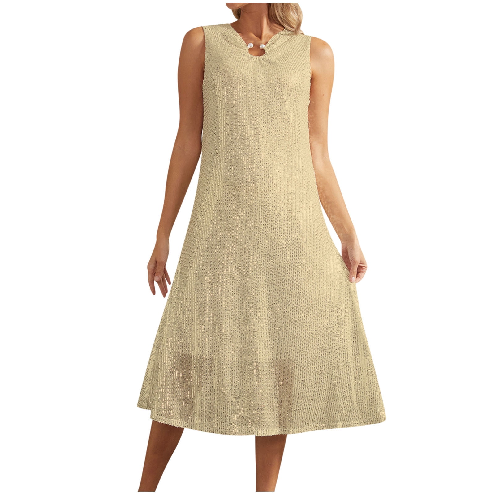 Women‘s Party Dress Wedding Guest Dress Sequin Dress Homecoming Dress