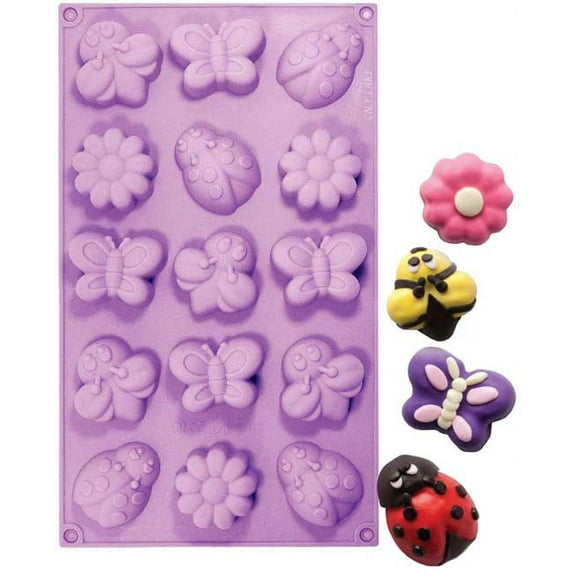 Ny Cake Novelty Baking Mold-Mini Bee, Butterfly & Daisy