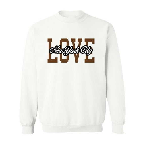 Ny Love Sweatshirt Men -Image by Shutterstock, Male Large