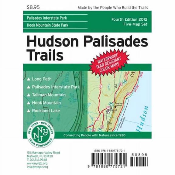 Ny-Nj Trail Conference 103416 Hudson Palisades Trails Map