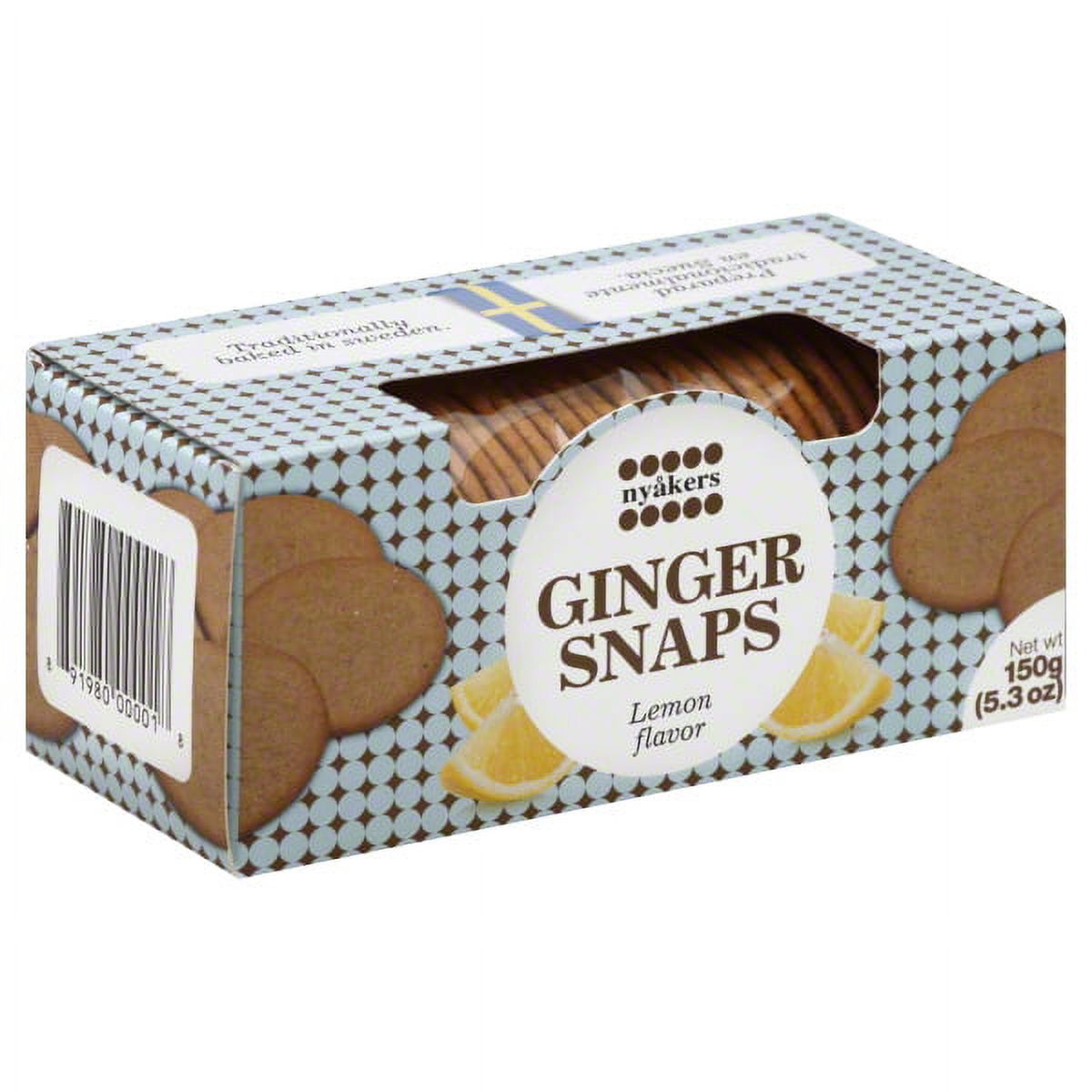 Nyakers Lemon Ginger Snaps