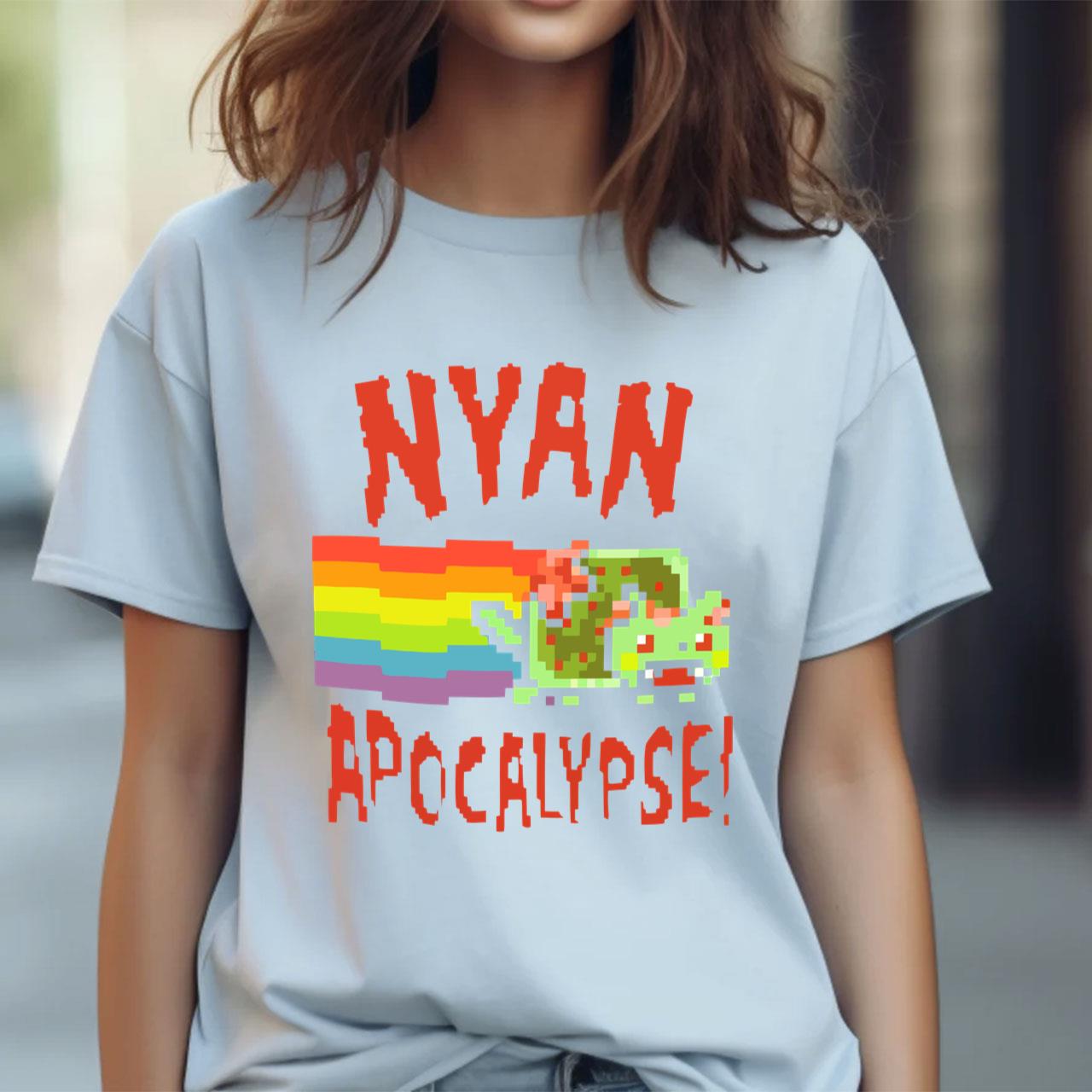 Nyan Cat Apocalypse T Shirt - Walmart.com