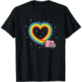 thumbnail image 1 of Nyan Cat Rainbow Heart with Sparkles Cute Internet Cat T-Shirt, Vintage Birthday Gift, 1 of 2