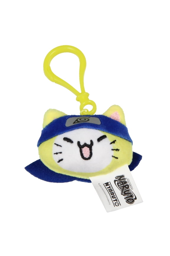 Nyaruto Shippuden Anime Manga Naruto Shinobi Cat Uzumaki Naruto The Big Nyaruto Series Plush Hook Clip-on Keychain