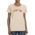 thumbnail image 1 of Nyc' 92 T-Shirt Women -Smartprints Designs, Female Medium, 1 of 4