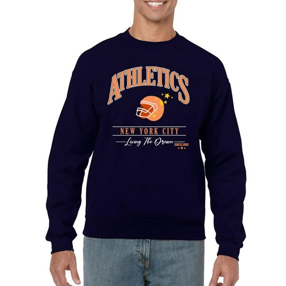Nyc Athletics Varsity Style Sweatshirt Men -Image by Shutterstock, Male Small